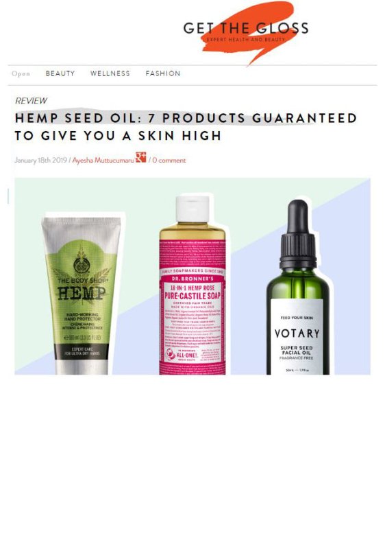 GET THE GLOSS: MARCH 2019 - Dr Botanicals