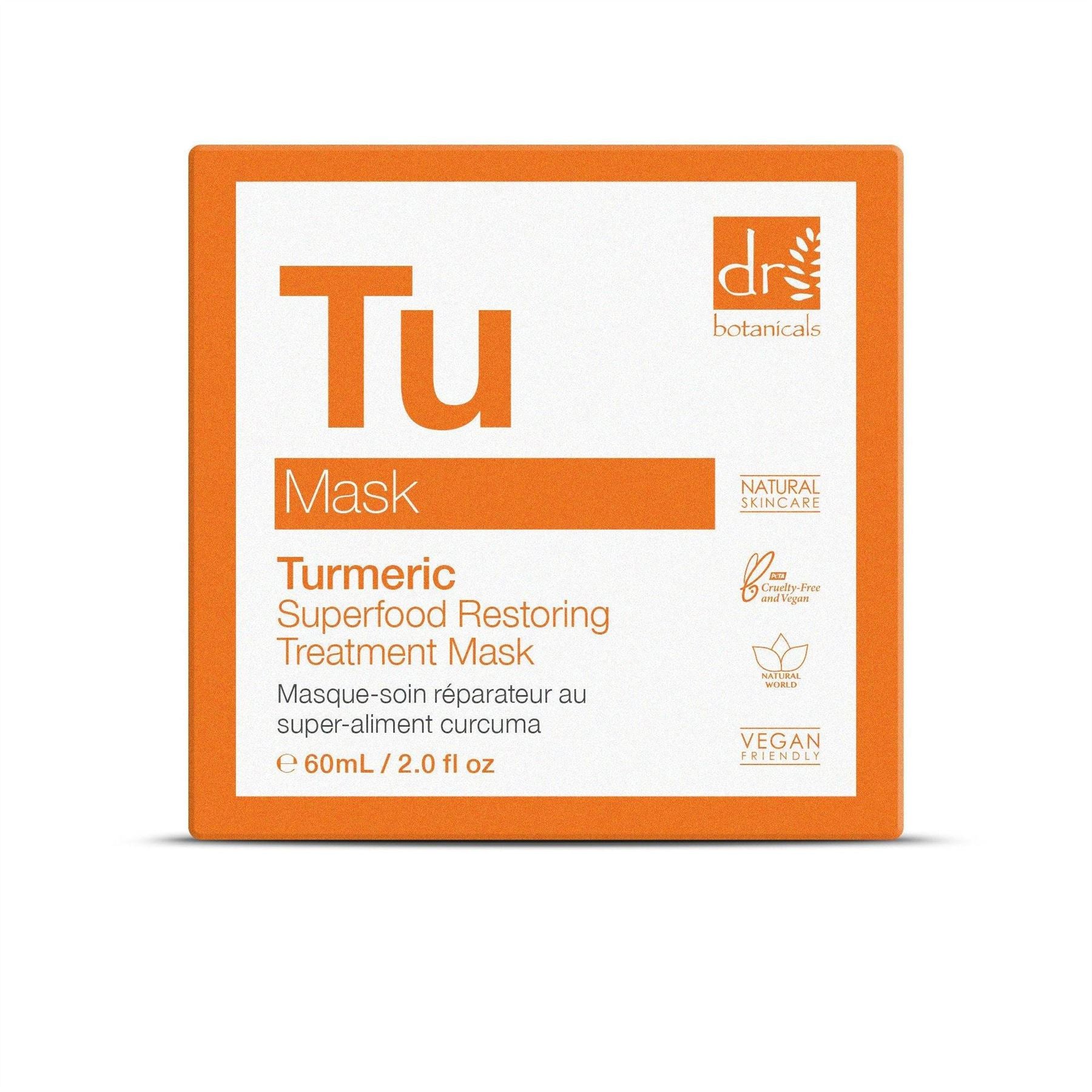 Mascarilla Tratamiento Restaurador Superalimento Cúrcuma 60ml