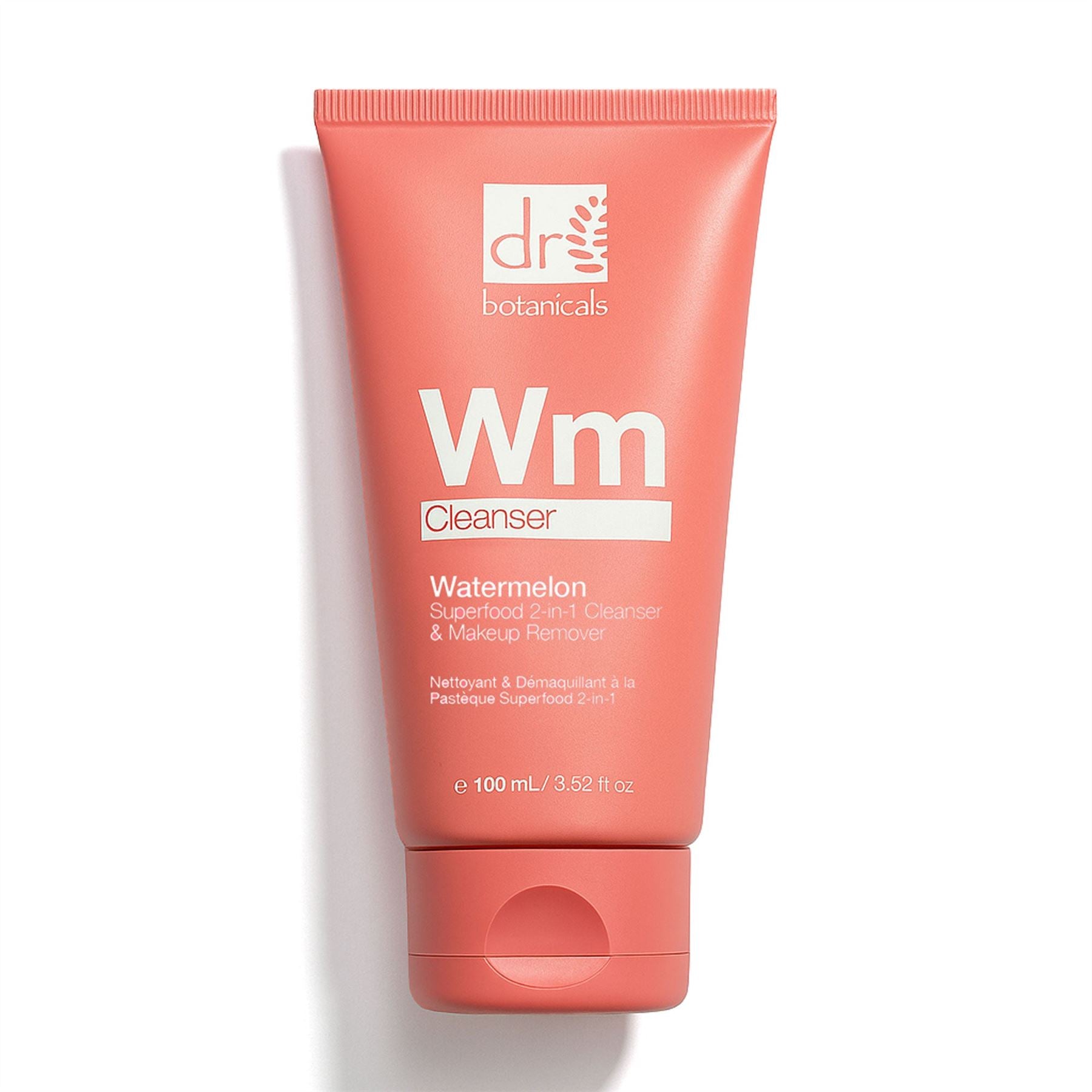 Watermelon Superfood Limpiador y Desmaquillante 2 en 1 con Ácido Glicólico, Ácido Salicílico y Ácido Láctico 100ml