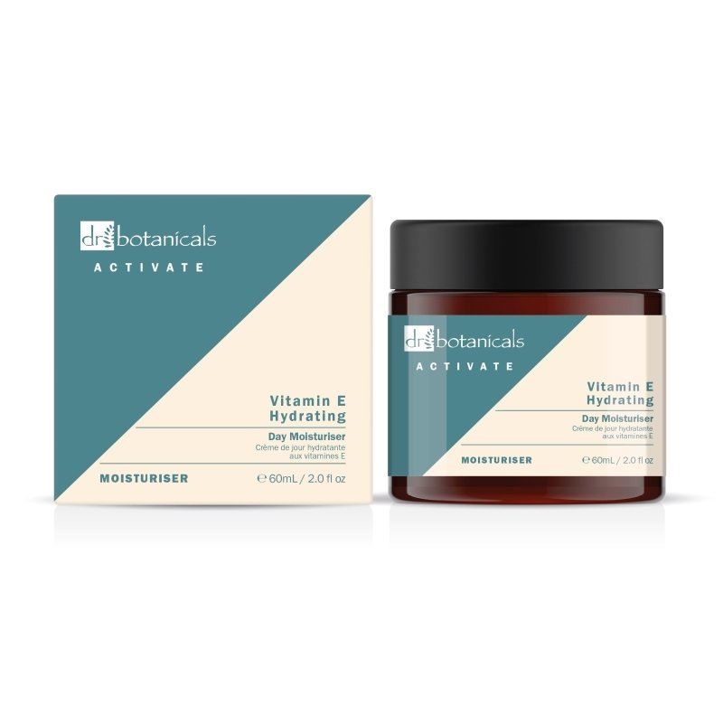 Dr Botanicals Crema hidratante corporal antioxidante, crema hidratante de día con vitamina E y suero de algas marinas