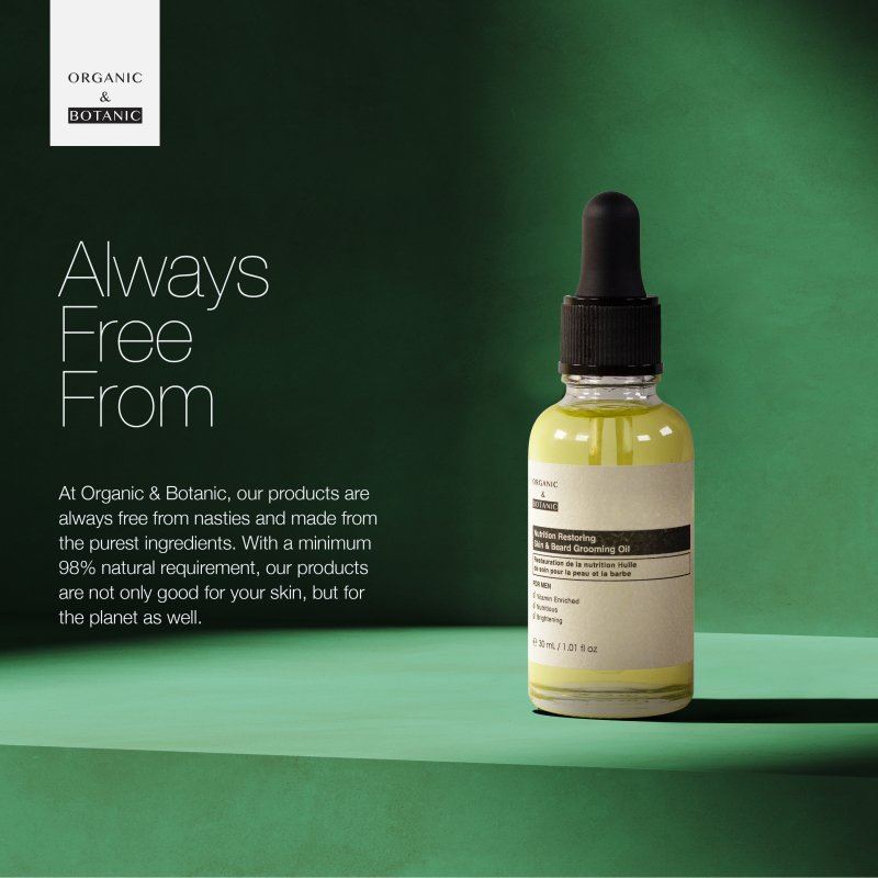 Aceite Restaurador Nutritivo para el Cuidado de la Piel y la Barba 30ml