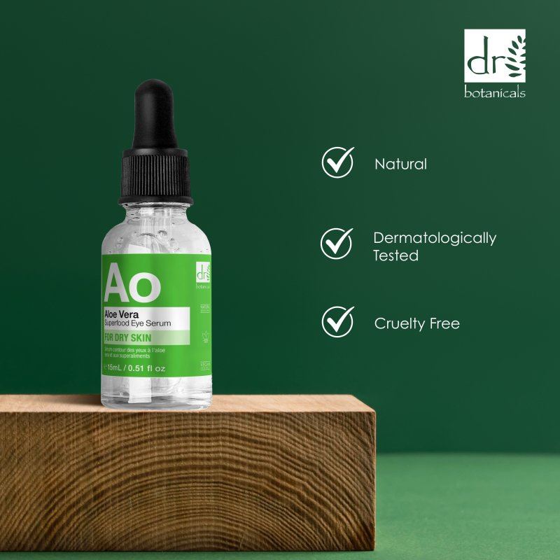 Sérum para ojos superalimento de aloe vera 15 ml