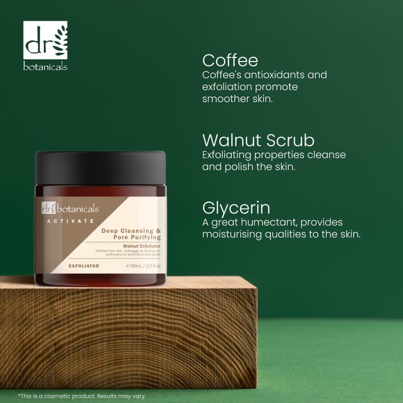 Activate Exfoliante De Nuez Limpieza Profunda Y Purificante De Poros 60ml
