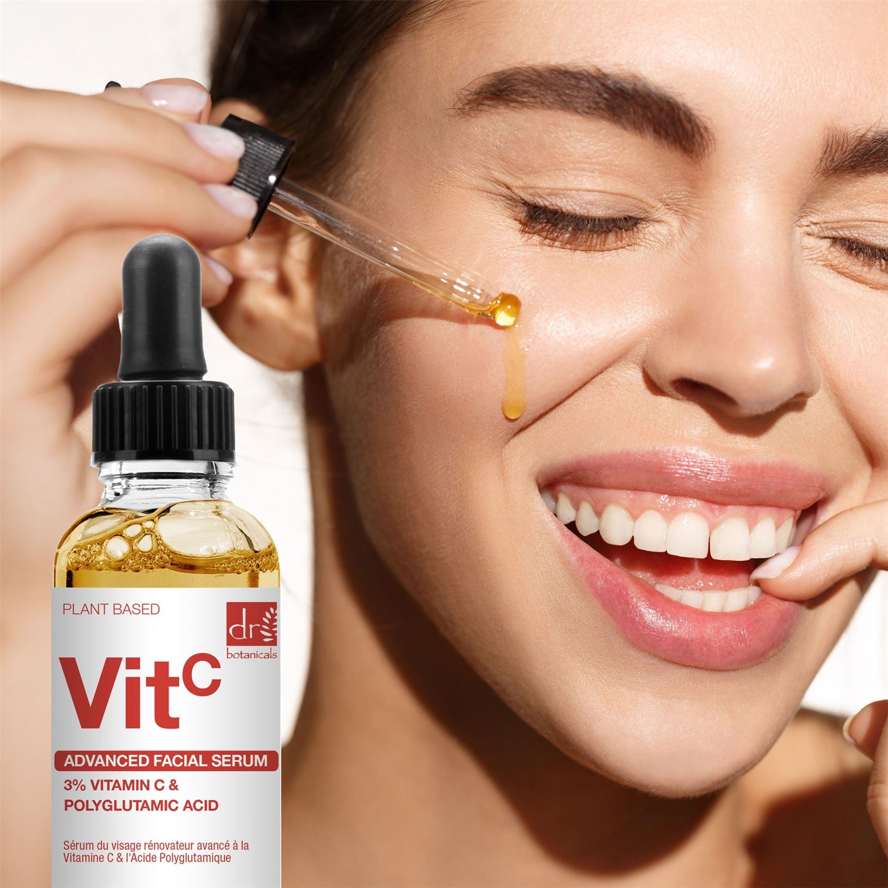 Advanced Facial Serum with 3% Vitamin C & Polyglutamic Acid 30ml