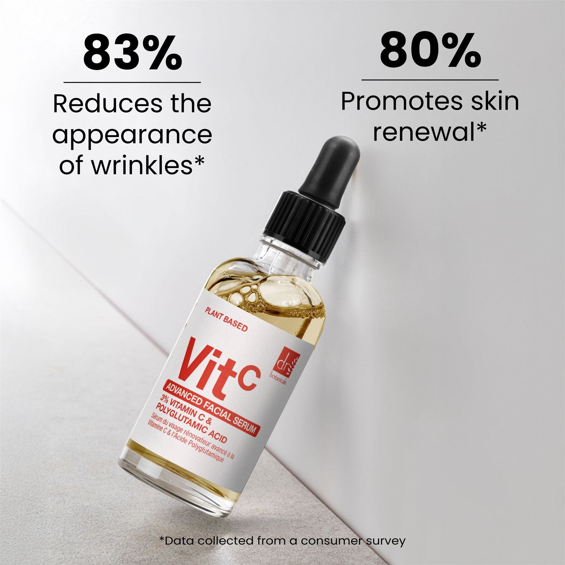 Vitamina C 3% y Complejo de Ácido Poliglutámico 1% y Suero Facial Iluminador 30ml