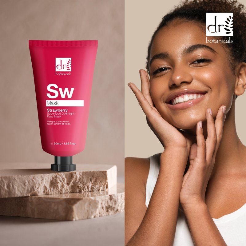 Mascarilla facial de noche de fresa 50ml