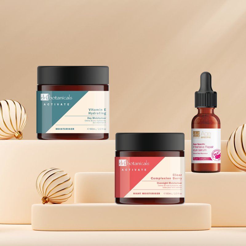 Kit hidratante de noche con vitamina E Clear Complexion Berry