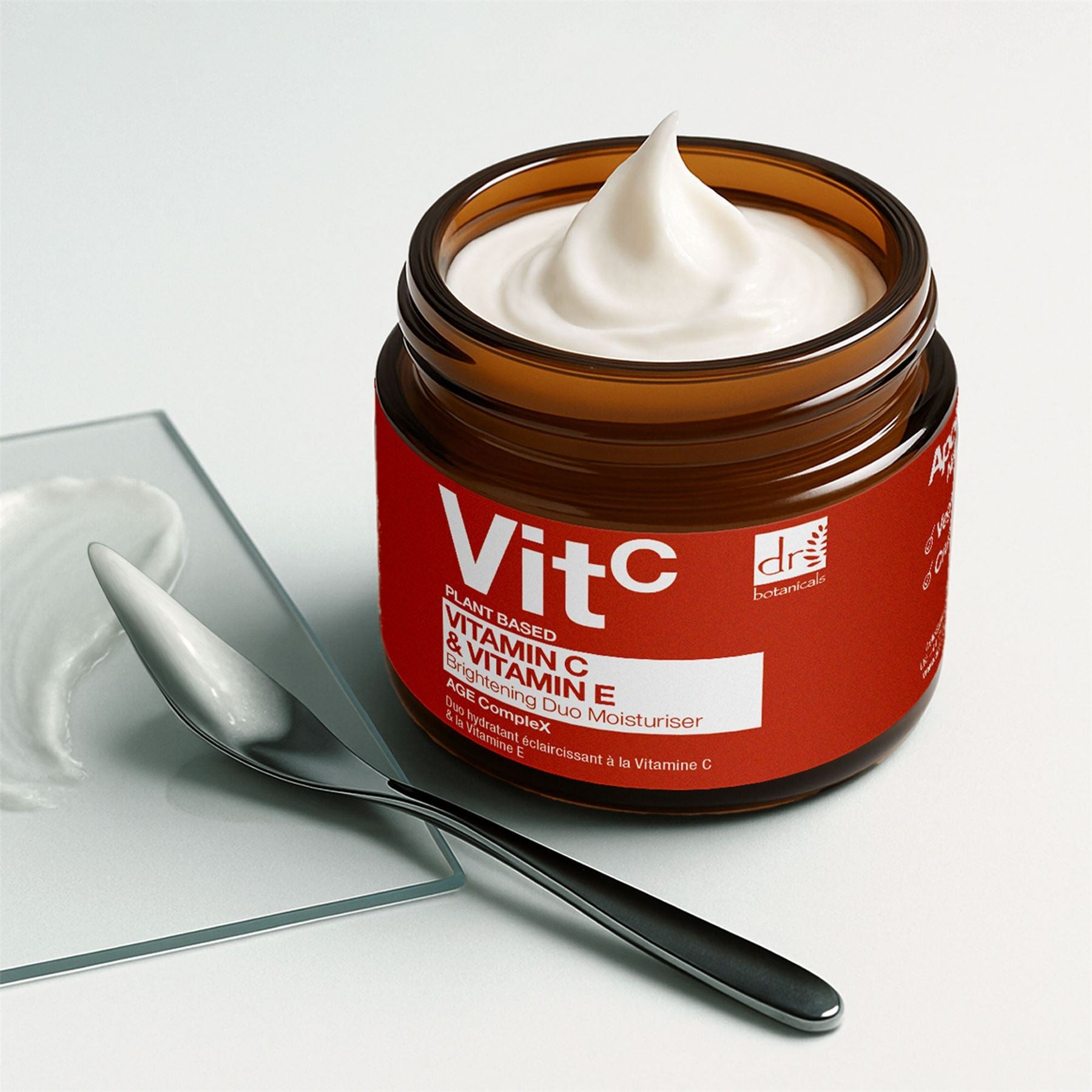 Dúo hidratante iluminador con vitamina C 1% y vitamina E 60 ml