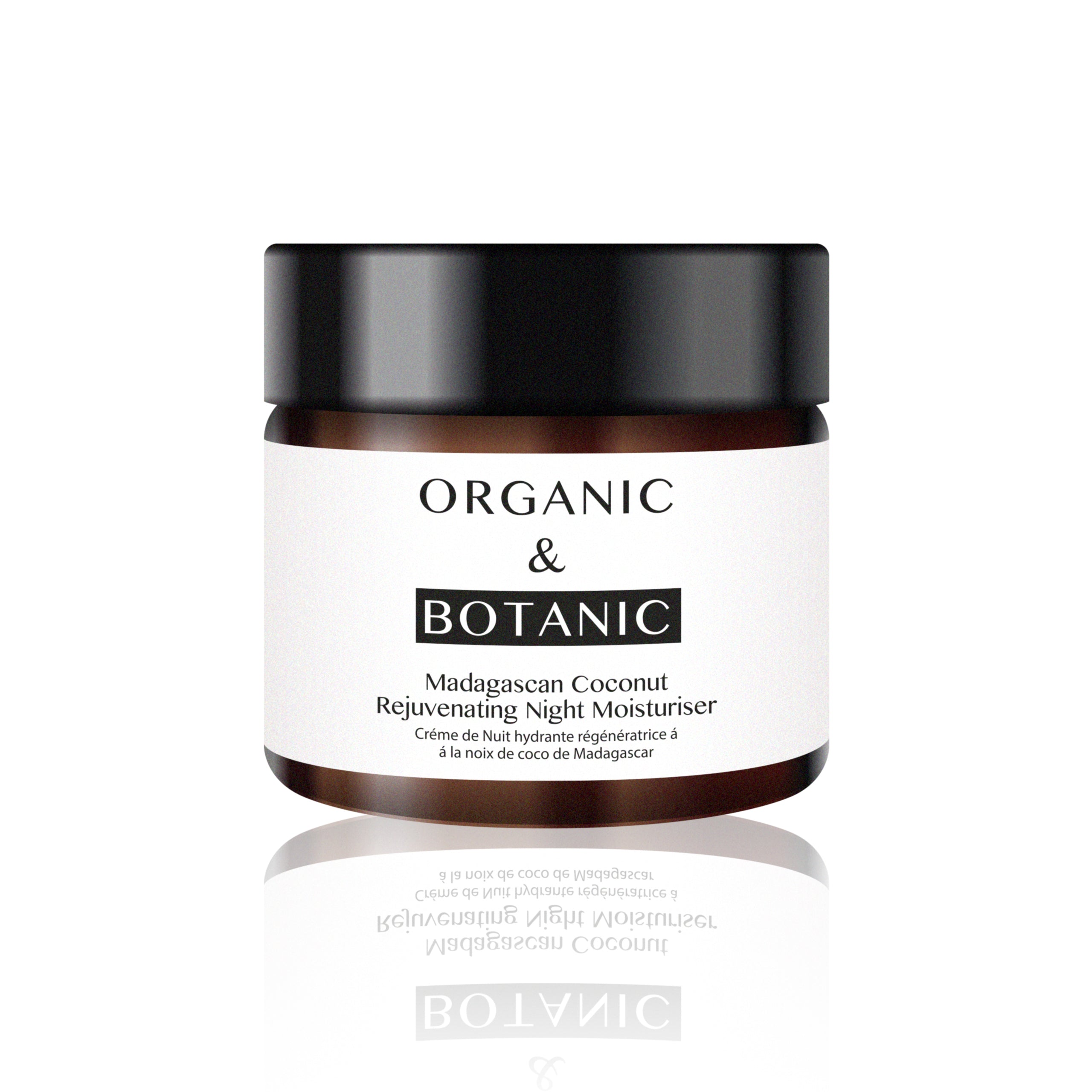 Crema hidratante de noche rejuvenecedora de coco de Madagascar 50 ml