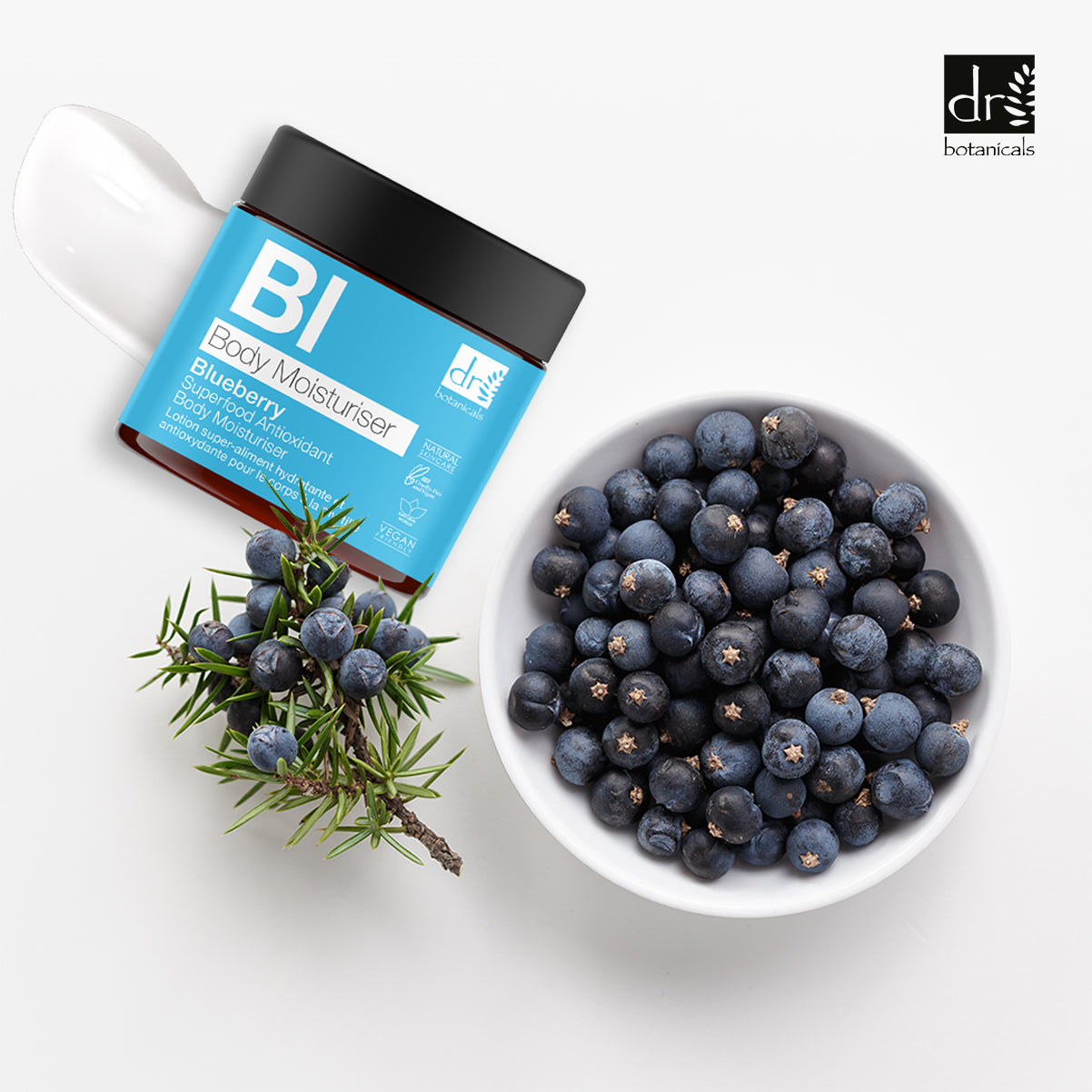 Hidratante Corporal Antioxidante Superfood Blueberry 60ml