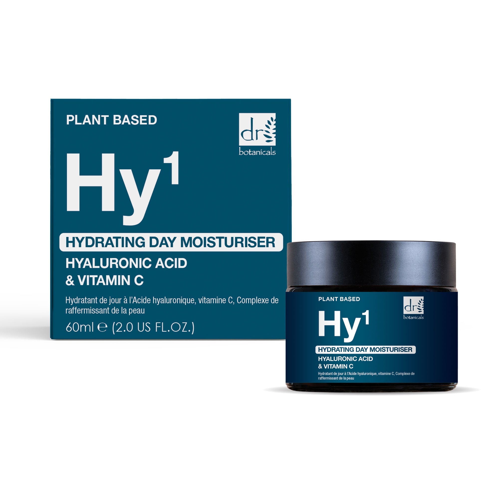 Hydrating Day Moisturiser with 1% Hyaluronic Acid & 1% Vitamin C 60ml