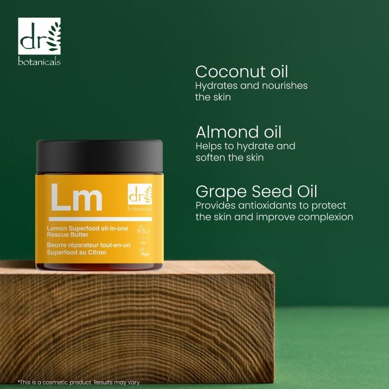 Manteca de Rescate Todo en Uno Superfood Limón 60ml