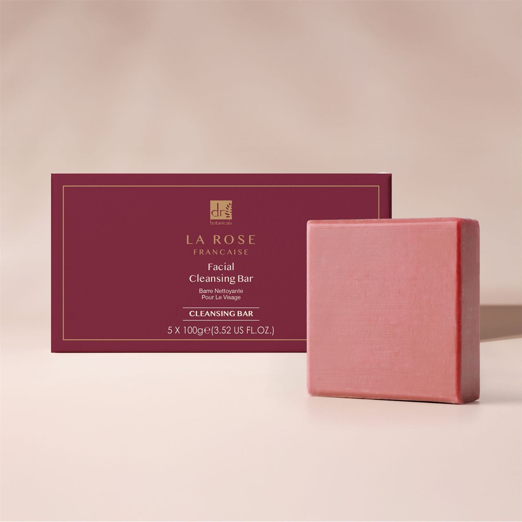 Barra limpiadora facial La Rose Française (paquete de 5) 100 g x 5