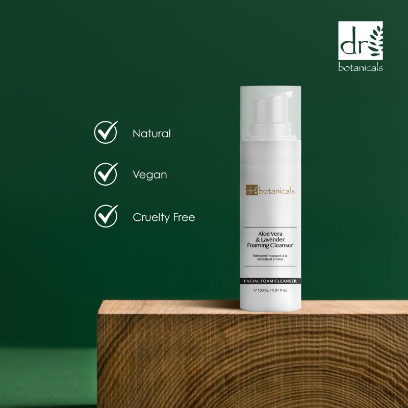 Limpiador Espumoso Facial Aloe Vera y Lavanda 150ml