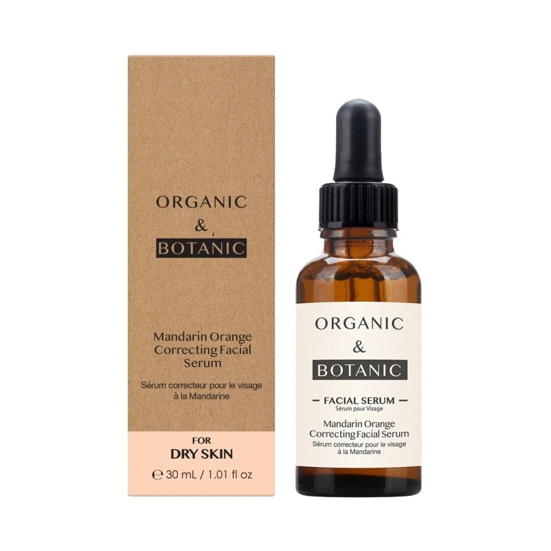 Mandarin Orange Correcting Facial Serum - 30ml - Brightening & Hydrating with Vitamin C, Aloe Vera, & Sea Buckthorn for Radiant, Even - Toned Skin - Dr Botanicals