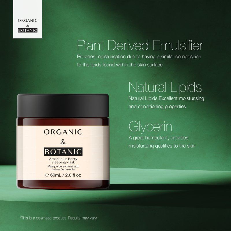 Mascarilla para Dormir Bayas del Amazonas 60ml