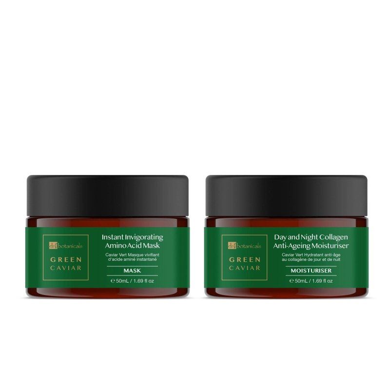 Kit de mascarilla y humectante Green Caviar 