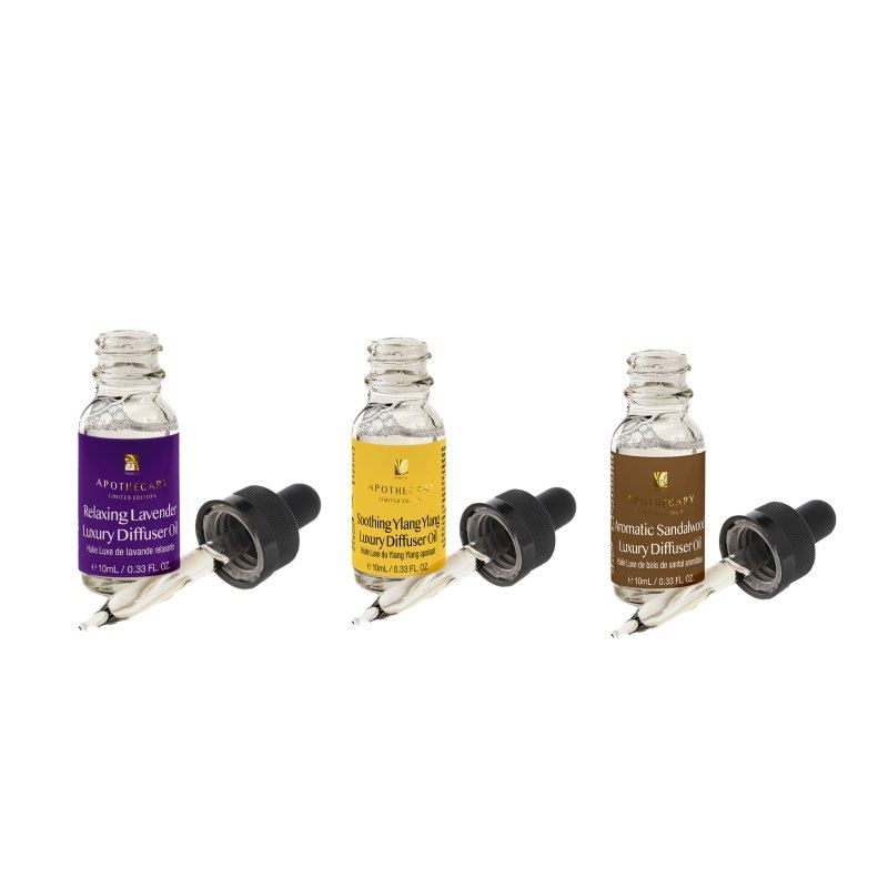 Trío de aceites difusores relajantes