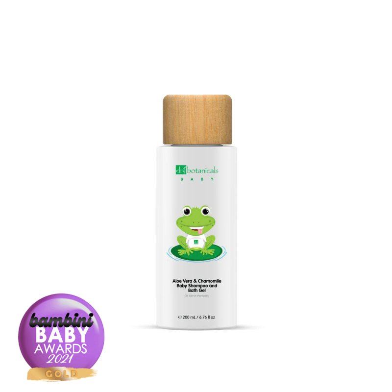 Champú y Gel de Baño Bebé Aloe Vera y Manzanilla 200ml