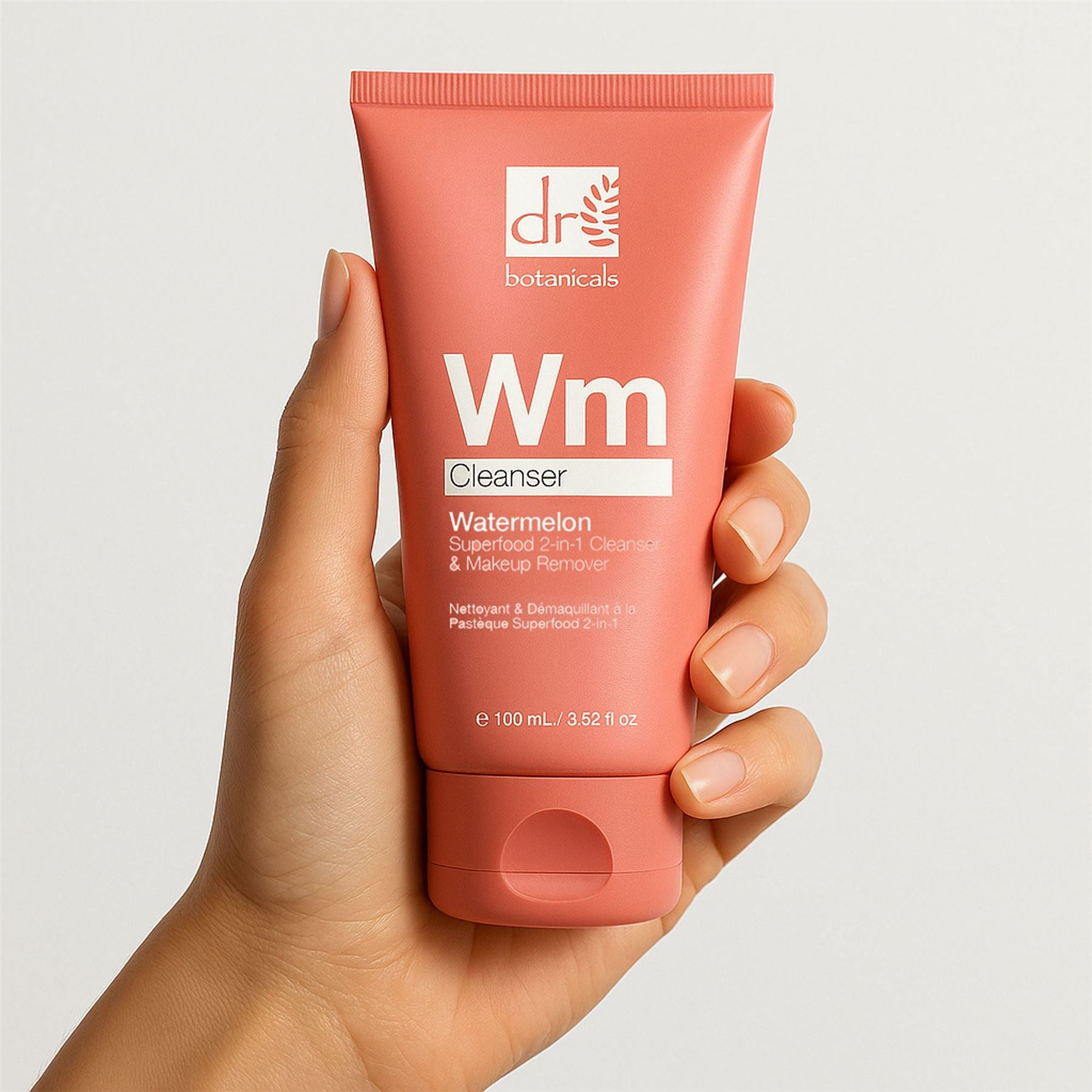 Watermelon Superfood Limpiador y Desmaquillante 2 en 1 con Ácido Glicólico, Ácido Salicílico y Ácido Láctico 100ml