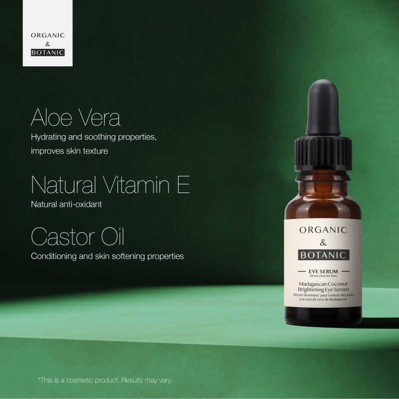 Sérum para ojos de coco de Madagascar 15 ml