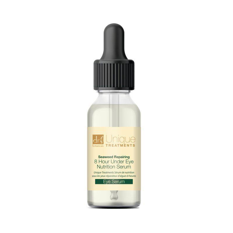 Unique Treatments Suero nutritivo debajo de los ojos reparador de algas marinas de 8 horas 15 ml