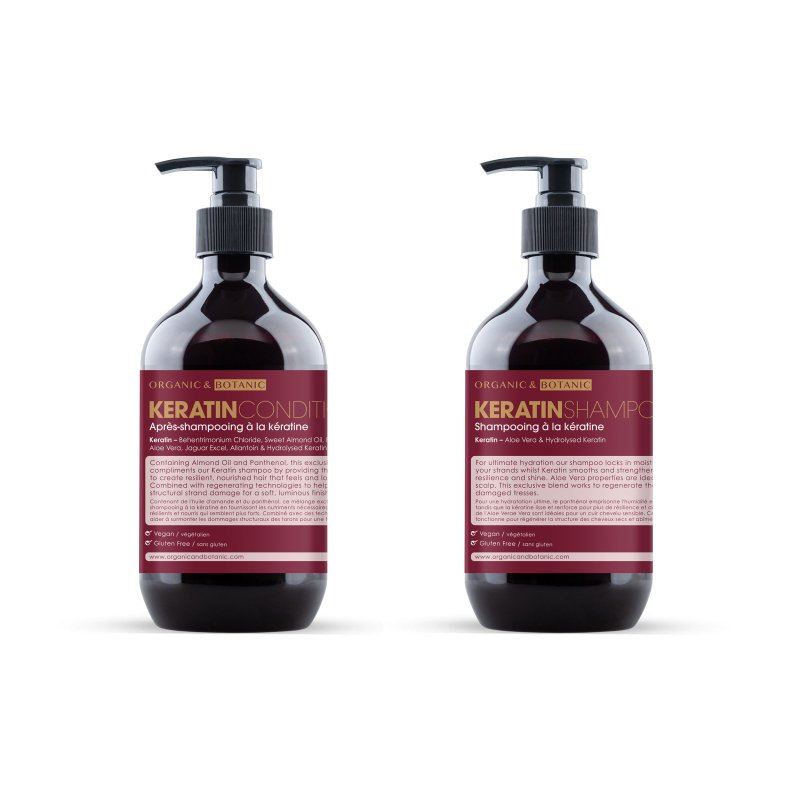 Champú + Acondicionador de Queratina