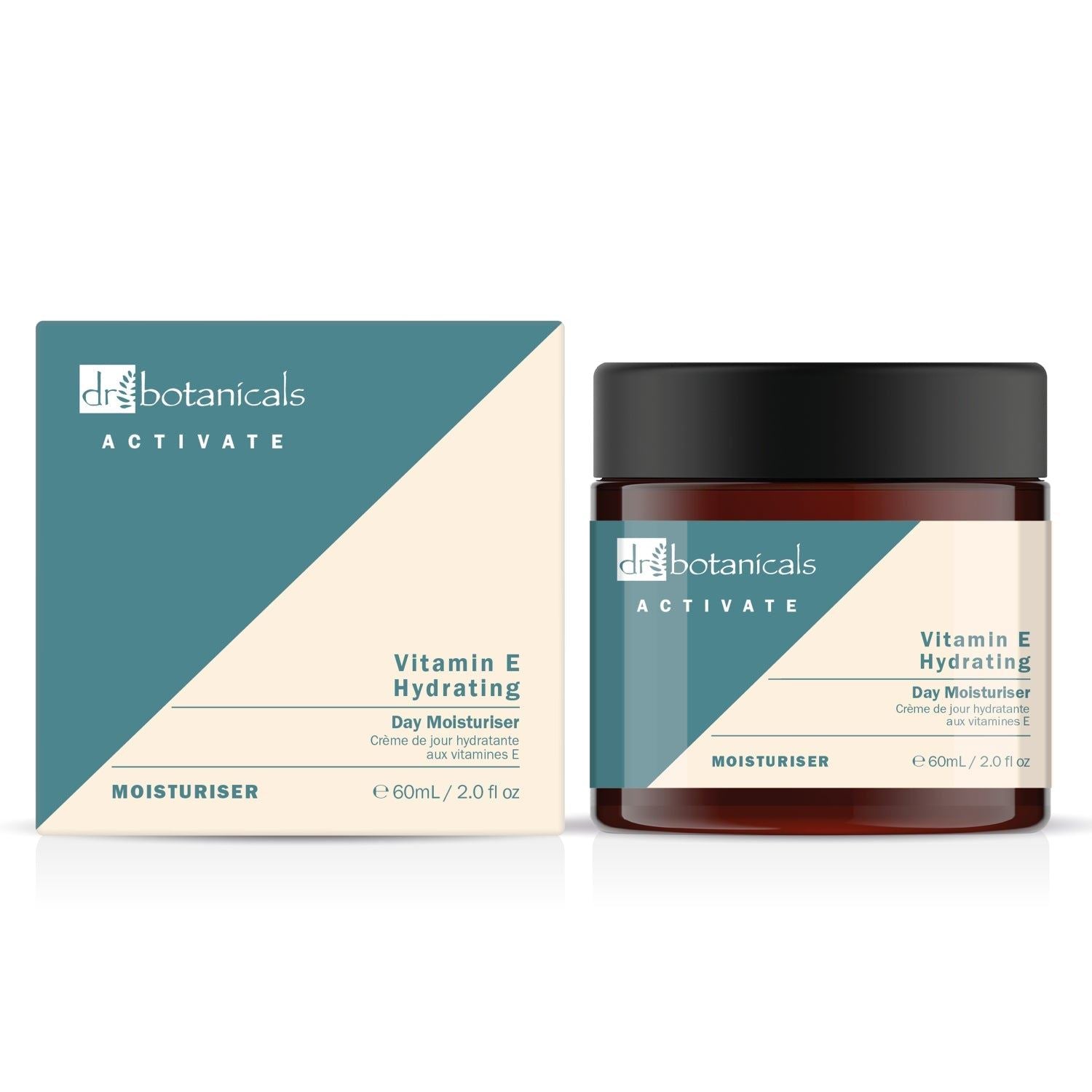 Dr Botanicals Crema hidratante corporal antioxidante, crema hidratante de día con vitamina E y suero de algas marinas
