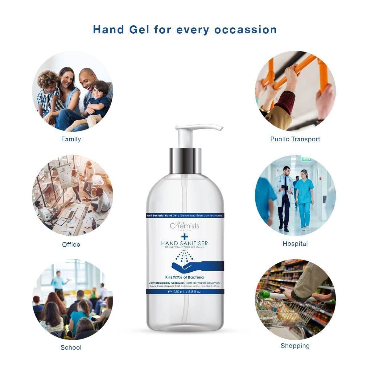 skinChemists Desinfectante de Manos 250ml