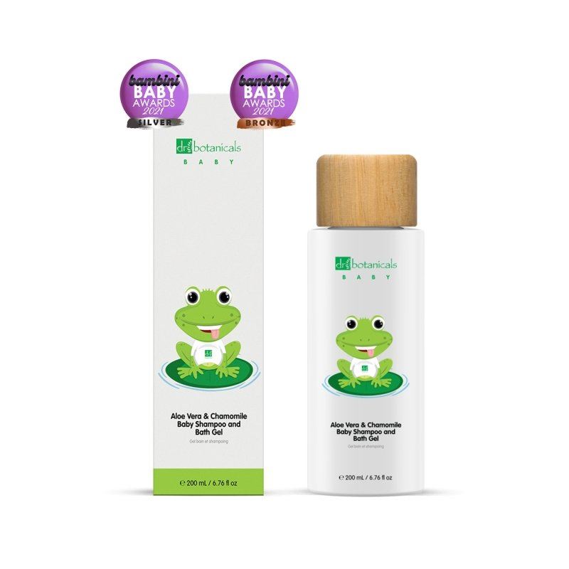 Kit de champú y gel de baño, aceite corporal y leche Baby Collection 