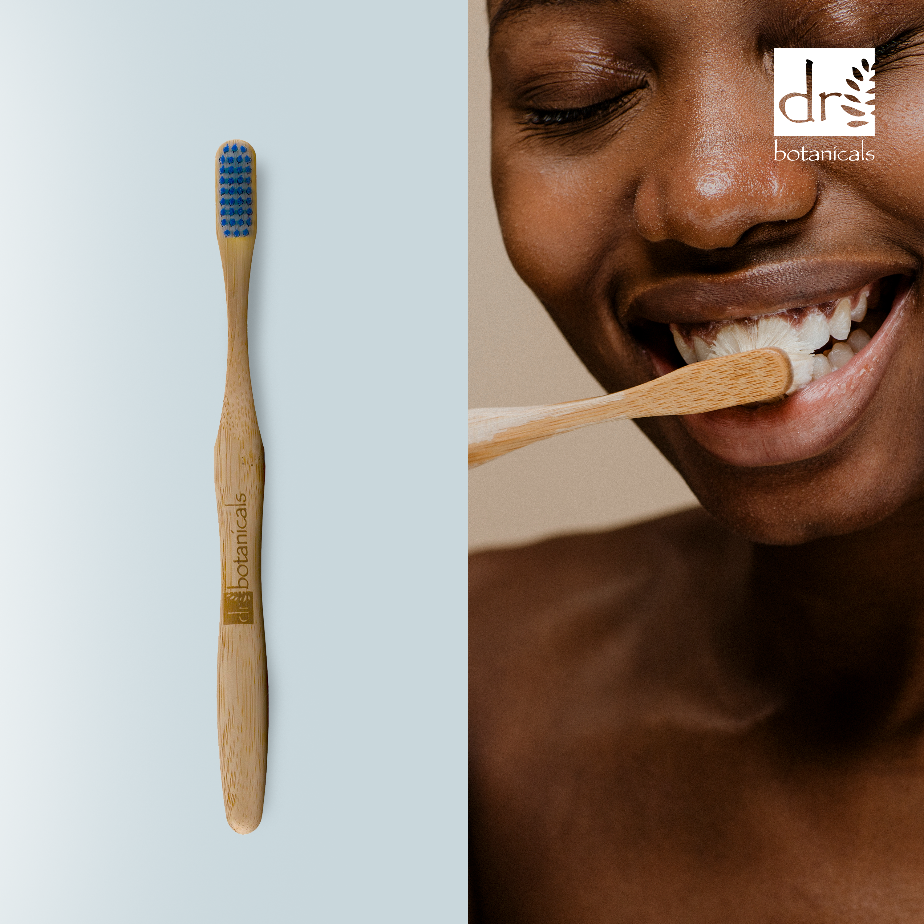 Bamboo Toothbrush Blue