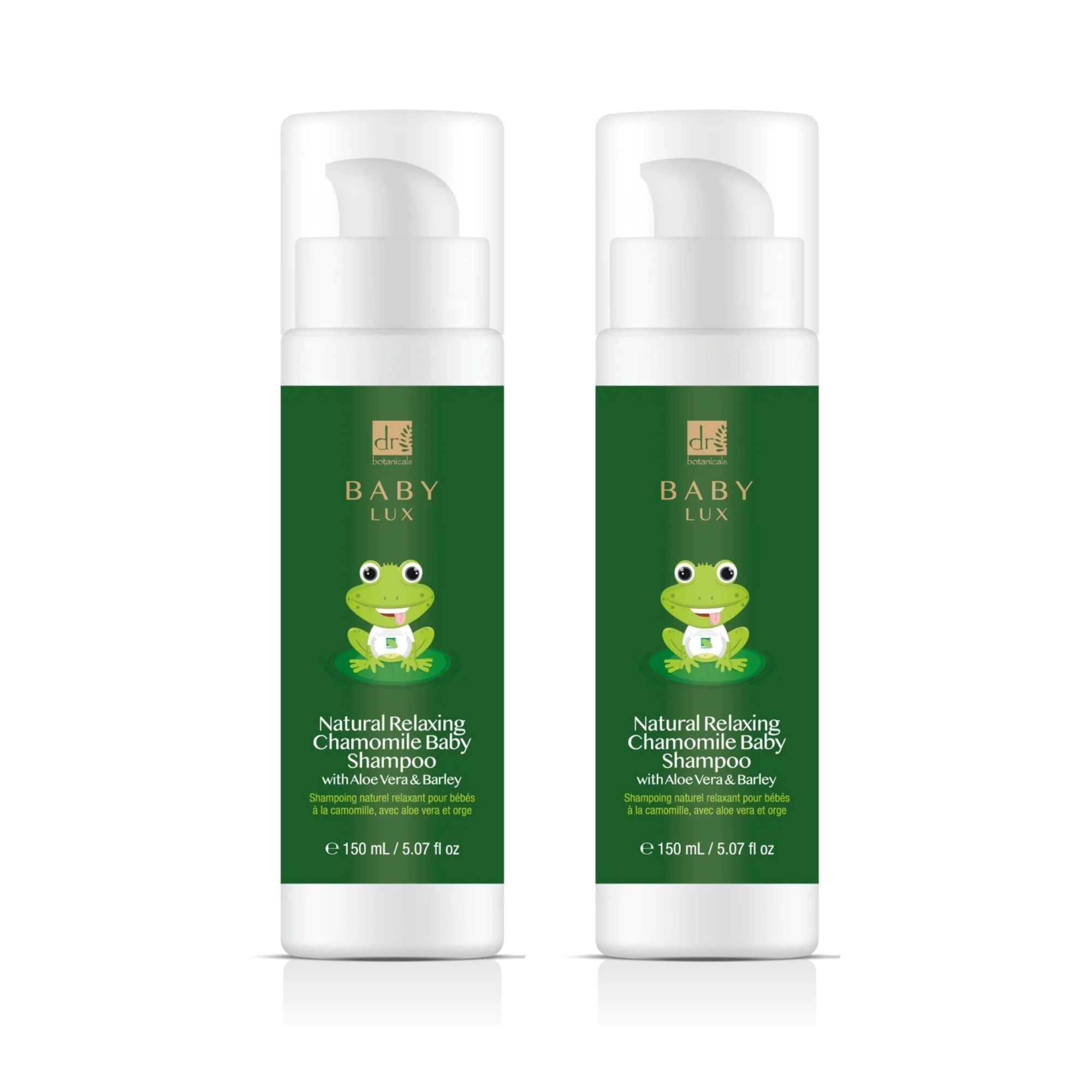 Dr Botanicals Baby Lux Natural Relaxing Chamomile Baby Shampoo 150ml Twin Value Savings Pack