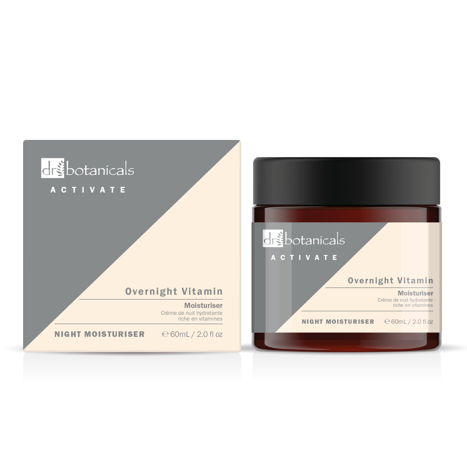 Dr Botanicals Charcoal Mattifying Mask & Overnight Vitamin Moisturiser