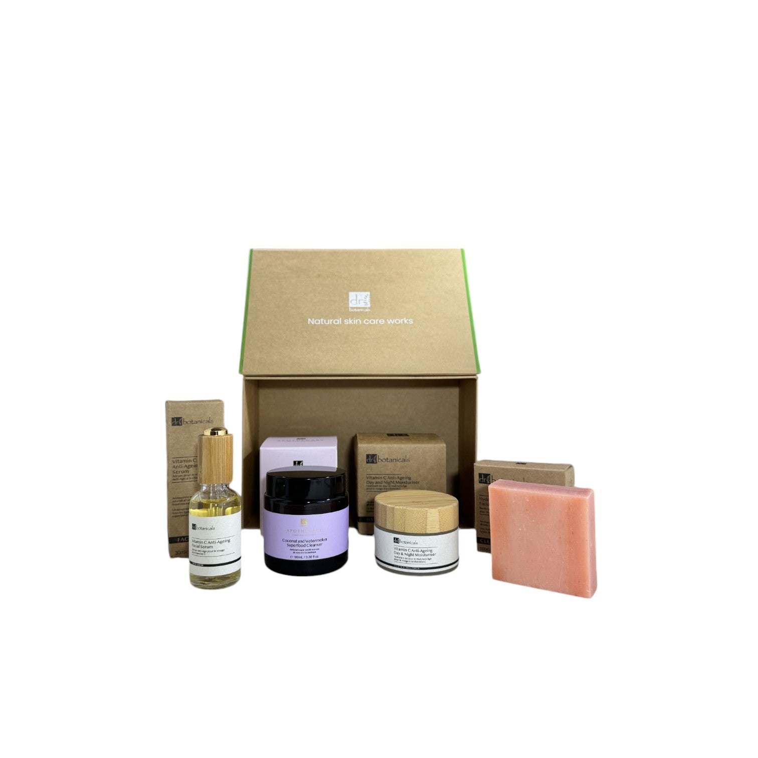 Dr Botanicals Vitamin C Anti-Ageing Morning Skincare Christmas Gift Set