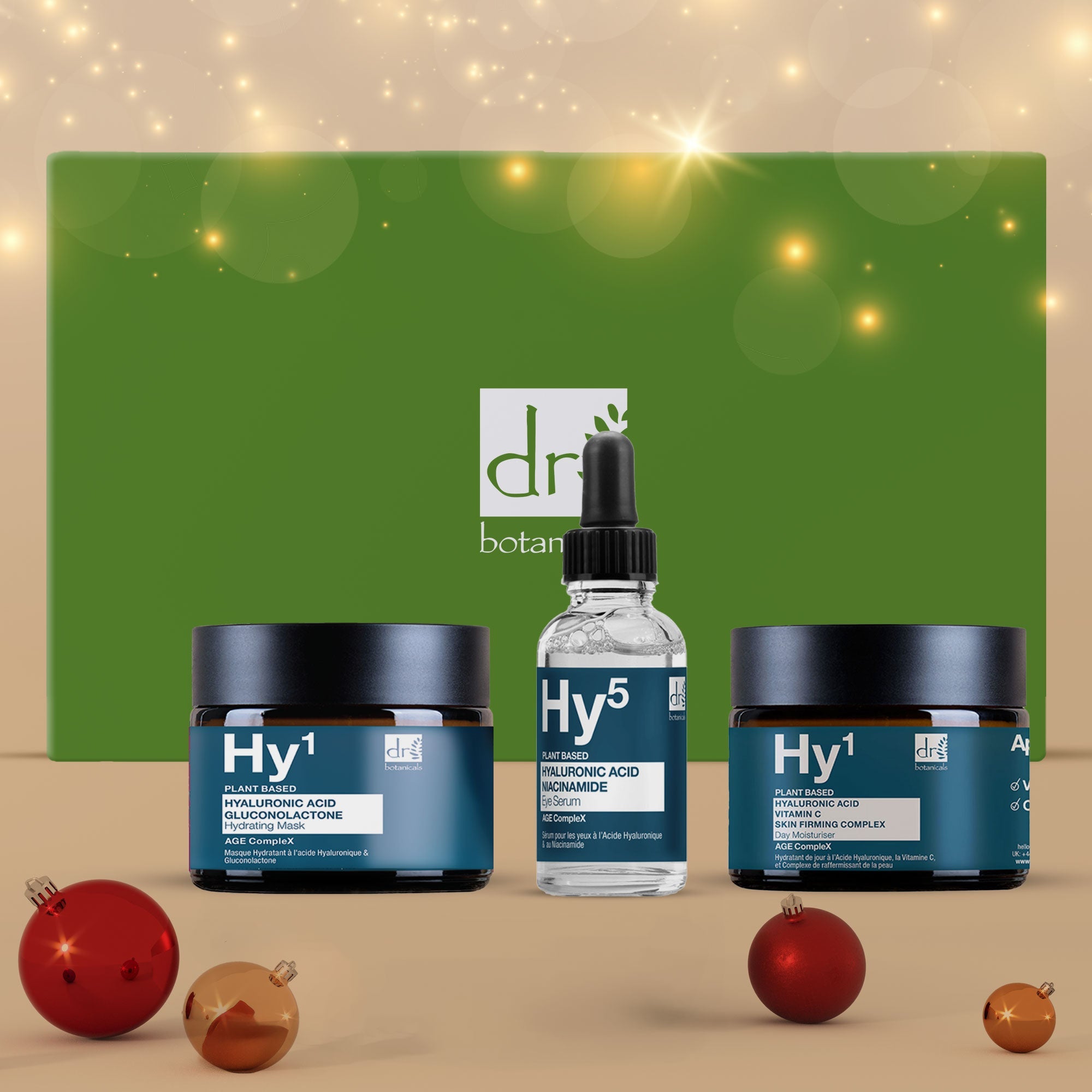 Dr Botanicals Anti-Ageing Hyaluronic Acid Skincare Gift Set