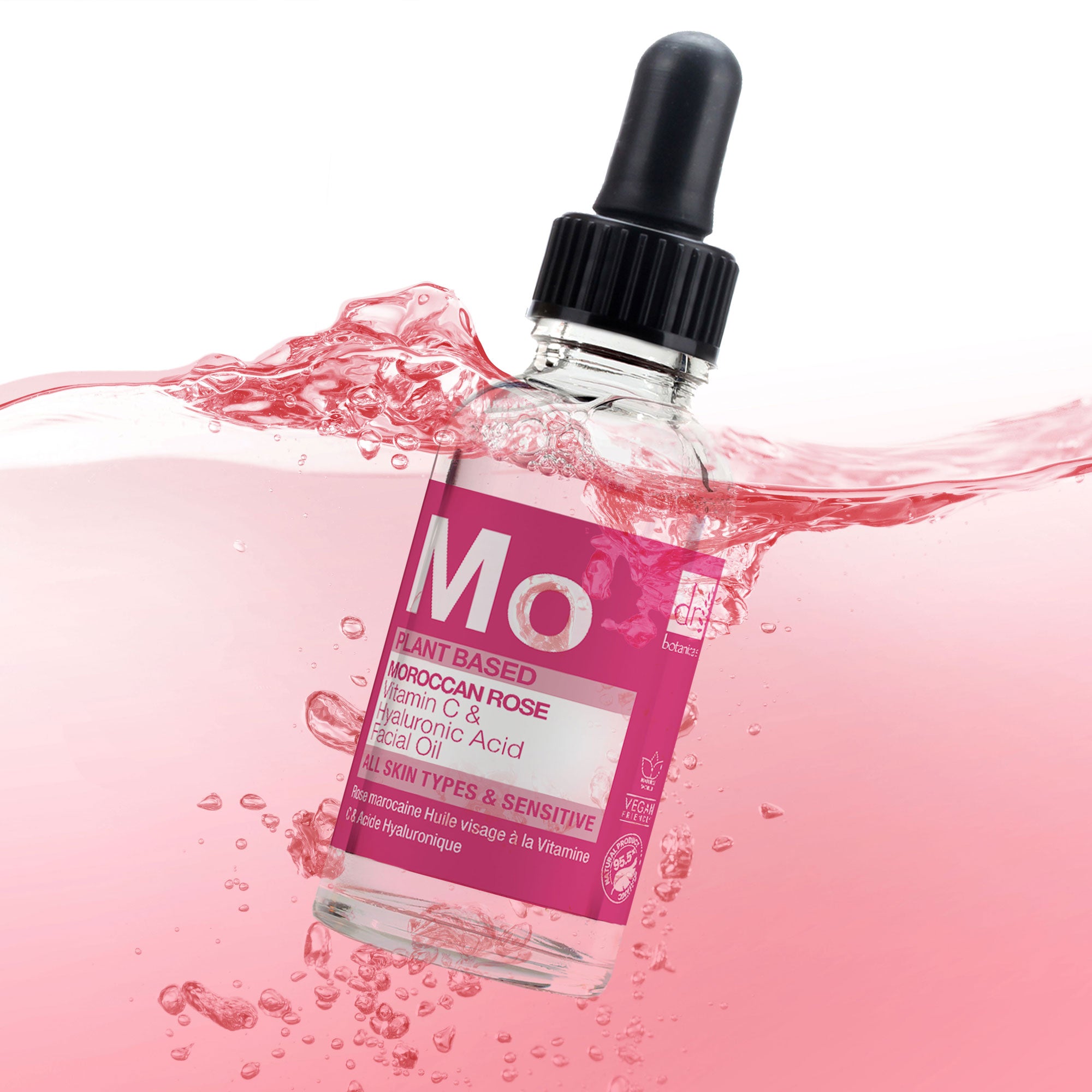Moroccan Rose Facial Oil with Hyaluronic Acid & Vitamin C