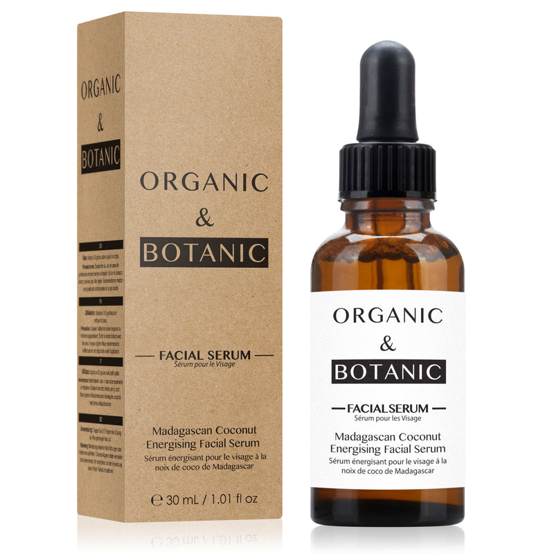 Organic & Botanic Madagascan Coconut Energising Facial Serum + Madagascan Coconut Rejuvenating Night Moisturiser