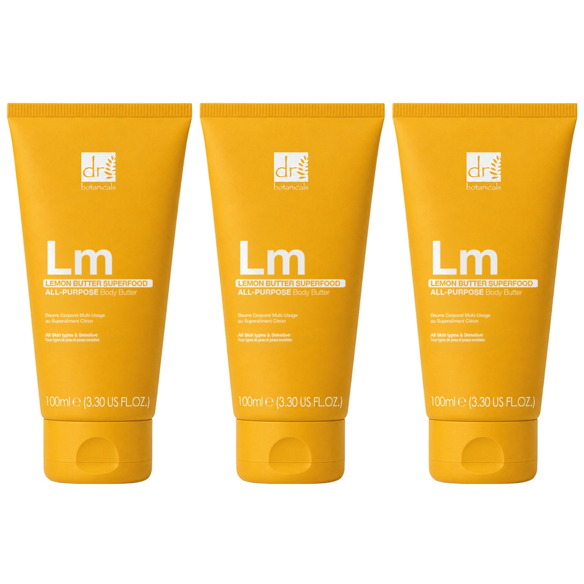 Lemon Superfood Rescue Butter 100ml 3-Pack