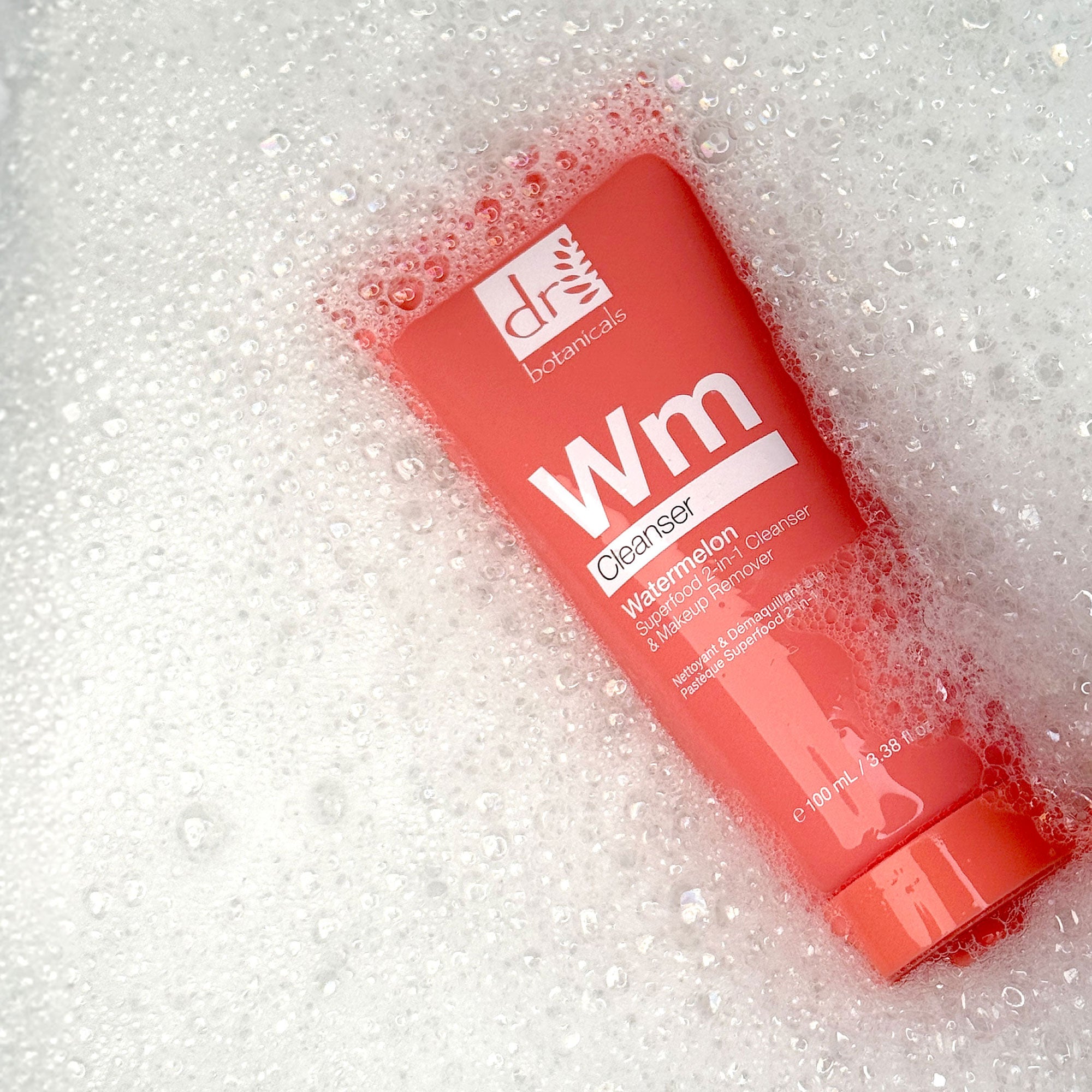 Watermelon Superfood 2-in-1 Cleanser & Makeup Remover with Glycolic Acid, Salicylic Acid and Lactic Acid 100ml