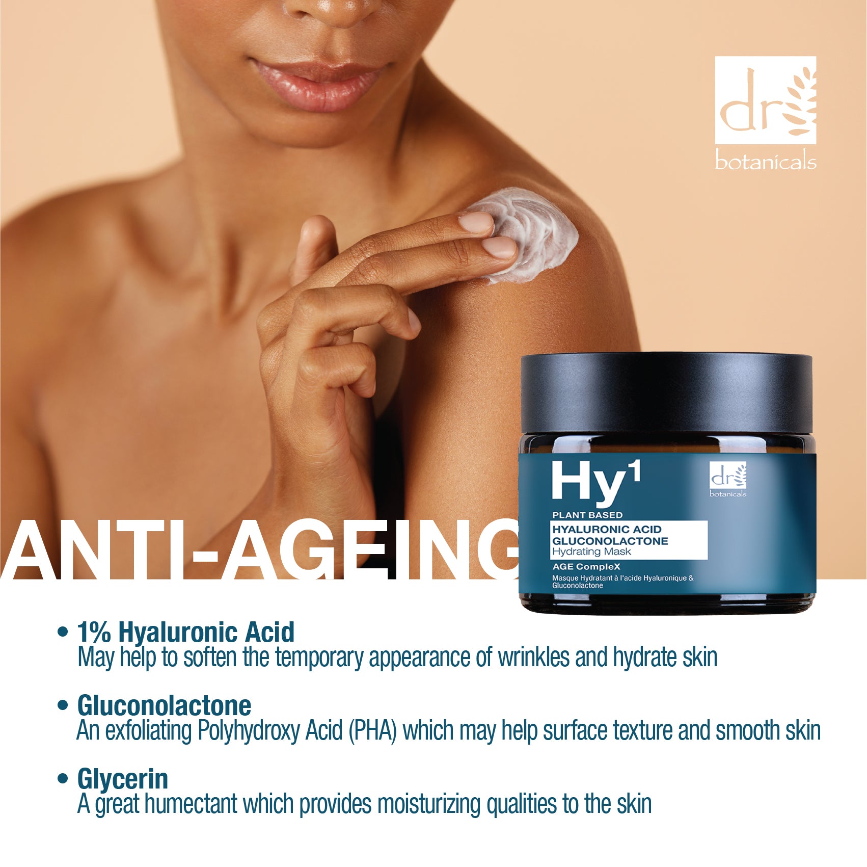 Dr Botanicals Anti-Ageing Hyaluronic Acid Skincare Gift Set