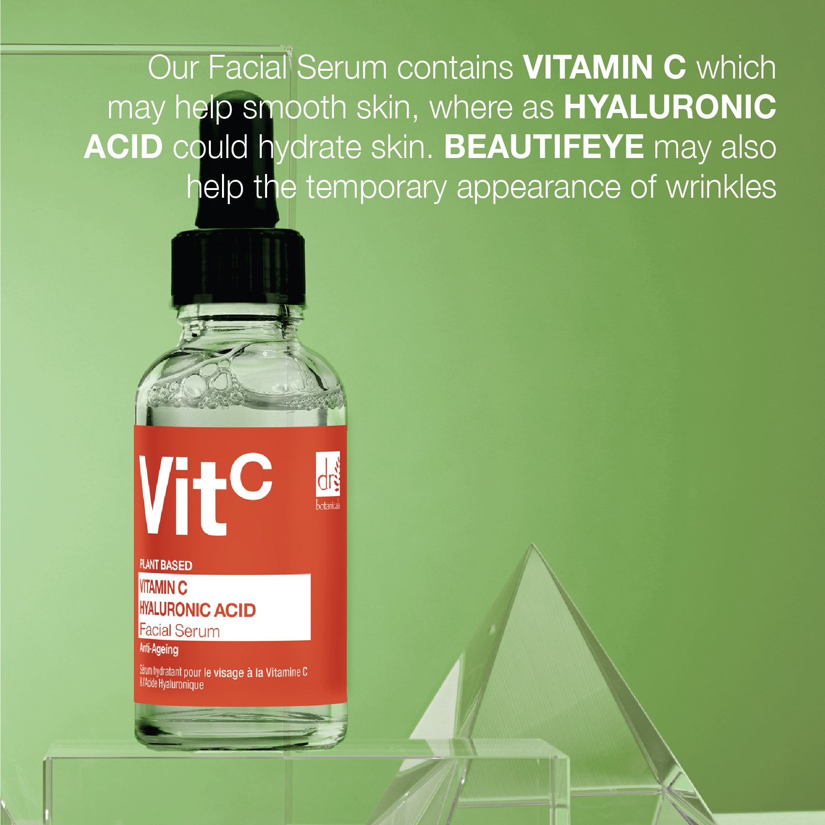 Vitamin C 5% & Hyaluronic Acid 2% Hydrating Facial Serum 30ml