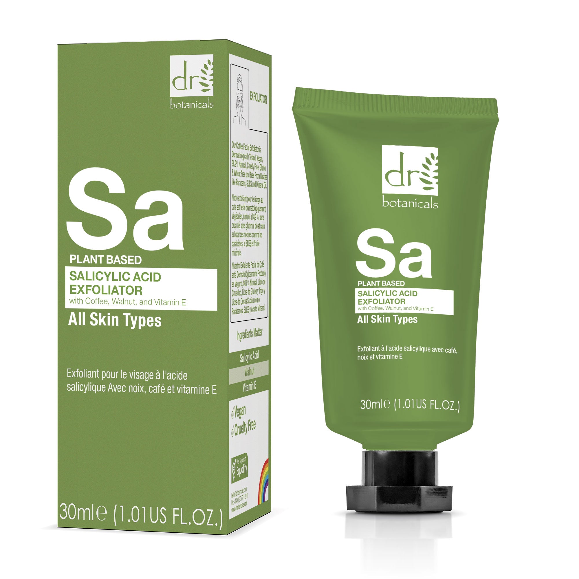 Salicylic Acid Exfoliator with Coffee, Walnut & Vitamin E 30ml VIP