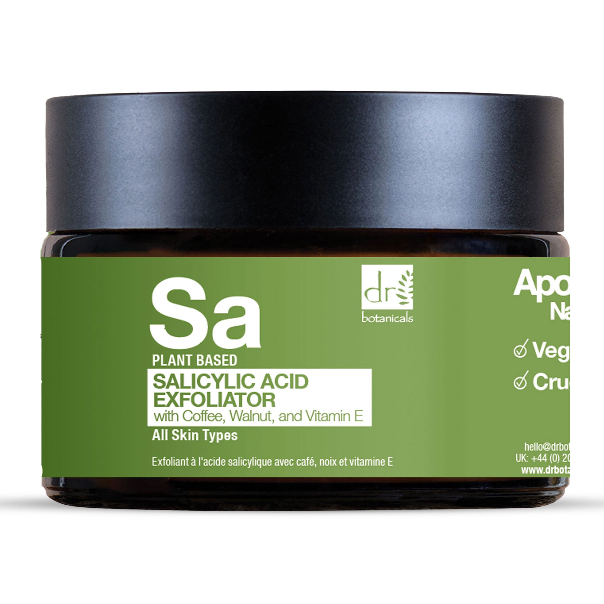 Salicylic Acid Exfoliator with Coffee, Walnut & Vitamin E 60ml