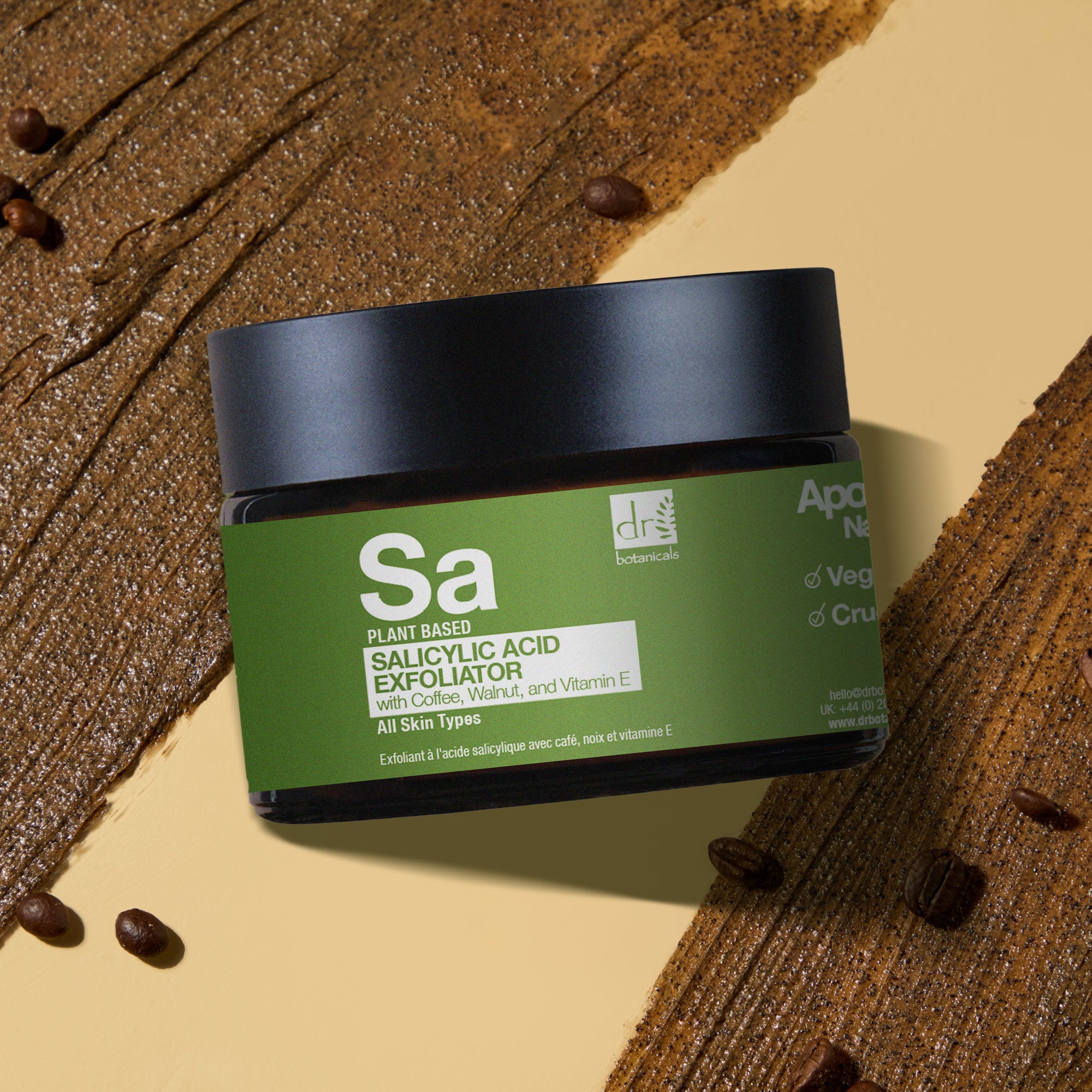 Salicylic Acid Exfoliator with Coffee, Walnut & Vitamin E 60ml