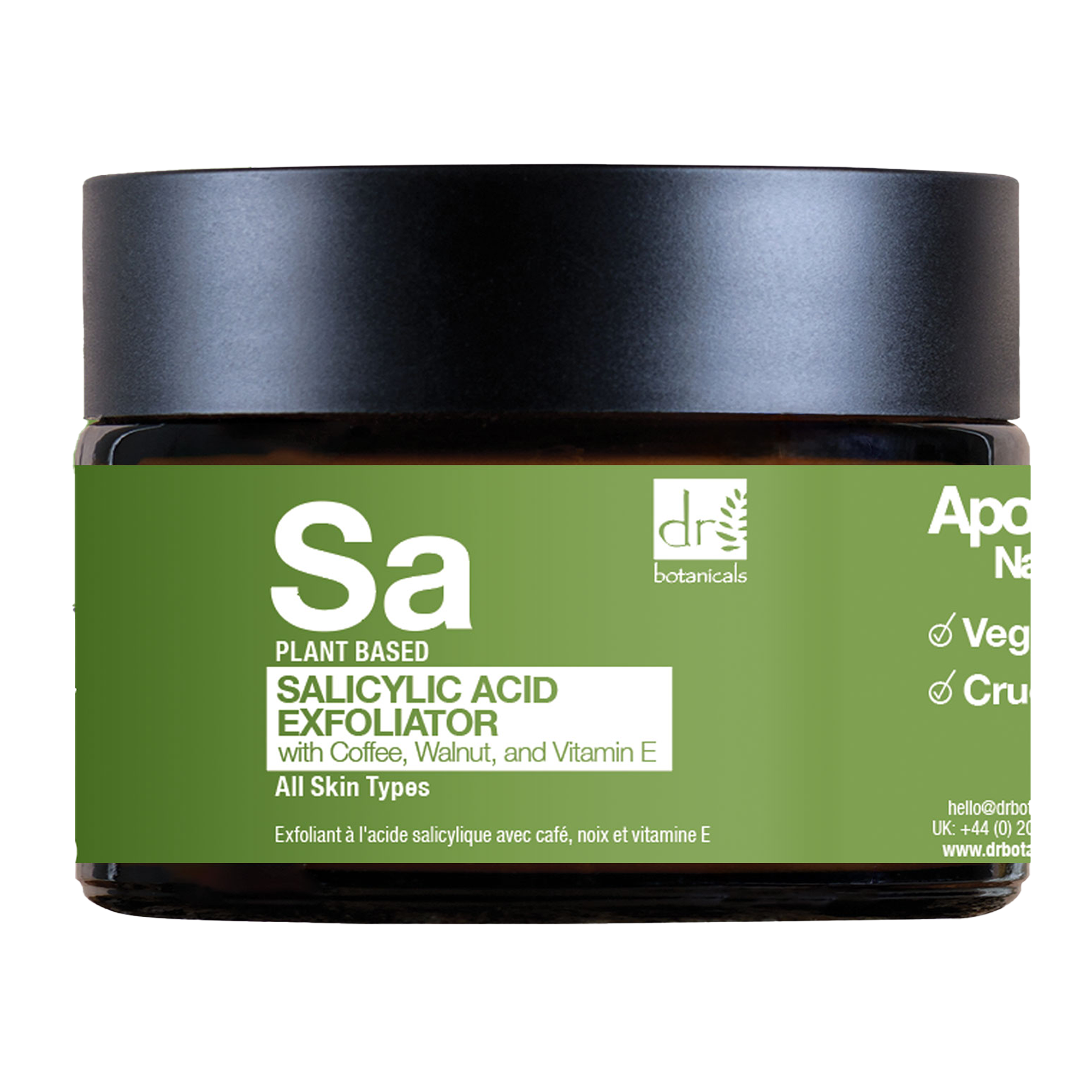 Salicylic Acid Exfoliator with Coffee, Walnut & Vitamin E 60ml