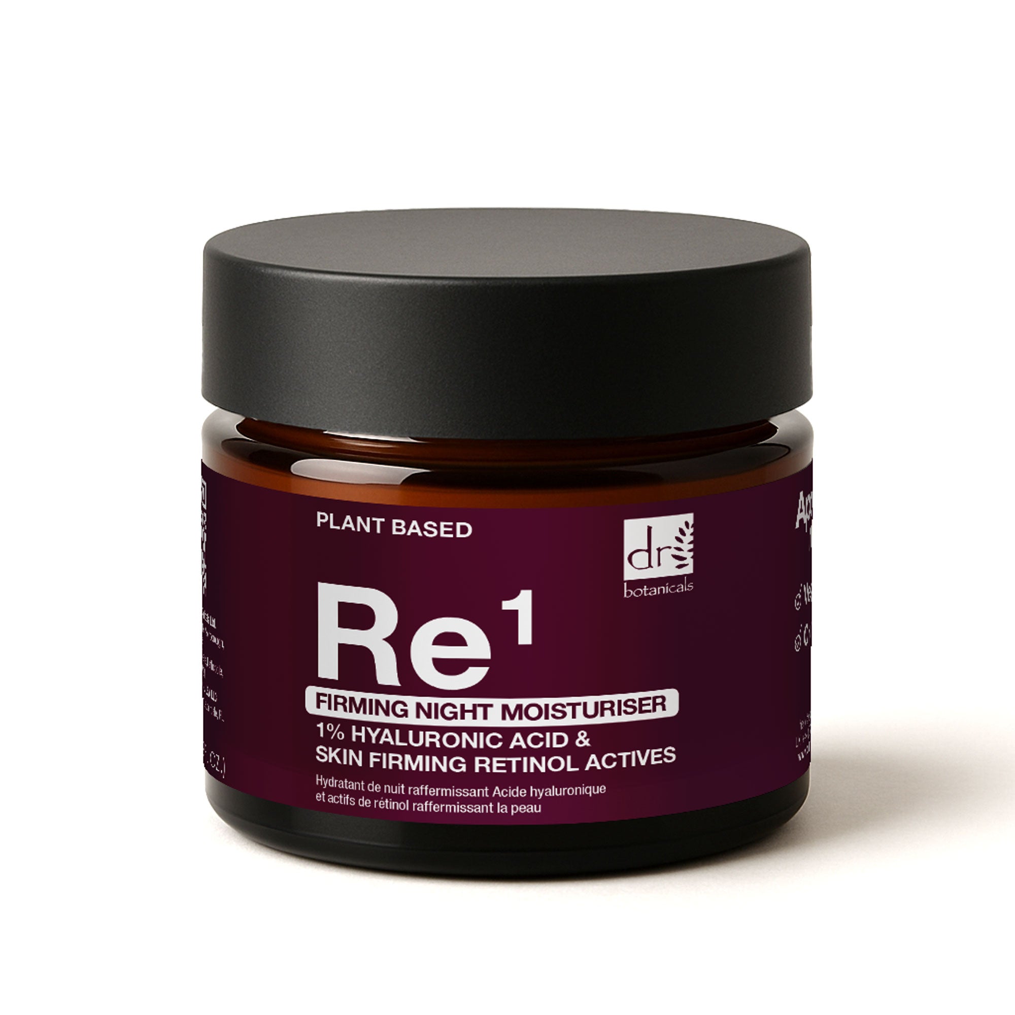 Dr Botanicals Firming Night Moisturiser with 1% Hyaluronic Acid & Skin Firming Retinol Actives 60ml