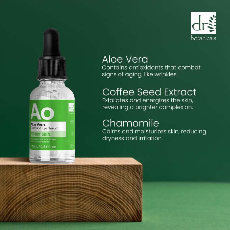 Aloe Vera Superfood Eye Serum 15ml - Dr Botanicals