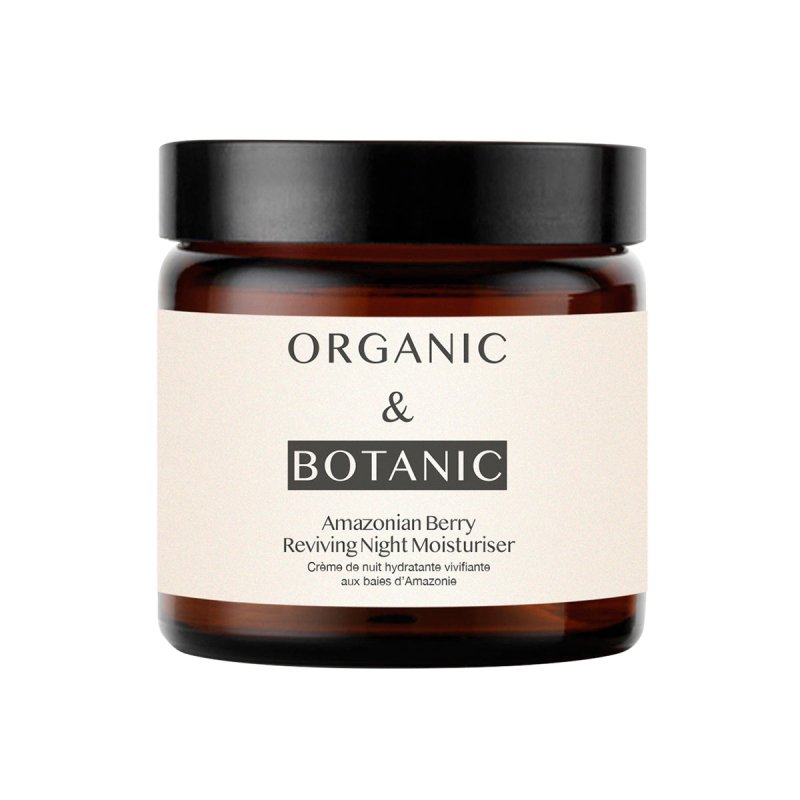 Amazonian Berry Night Moisturizer with Hyaluronic Acid & Vitamin C - 60ml - Deeply Hydrating, Anti - Aging Formula for Younger - Looking Skin - Dr Botanicals