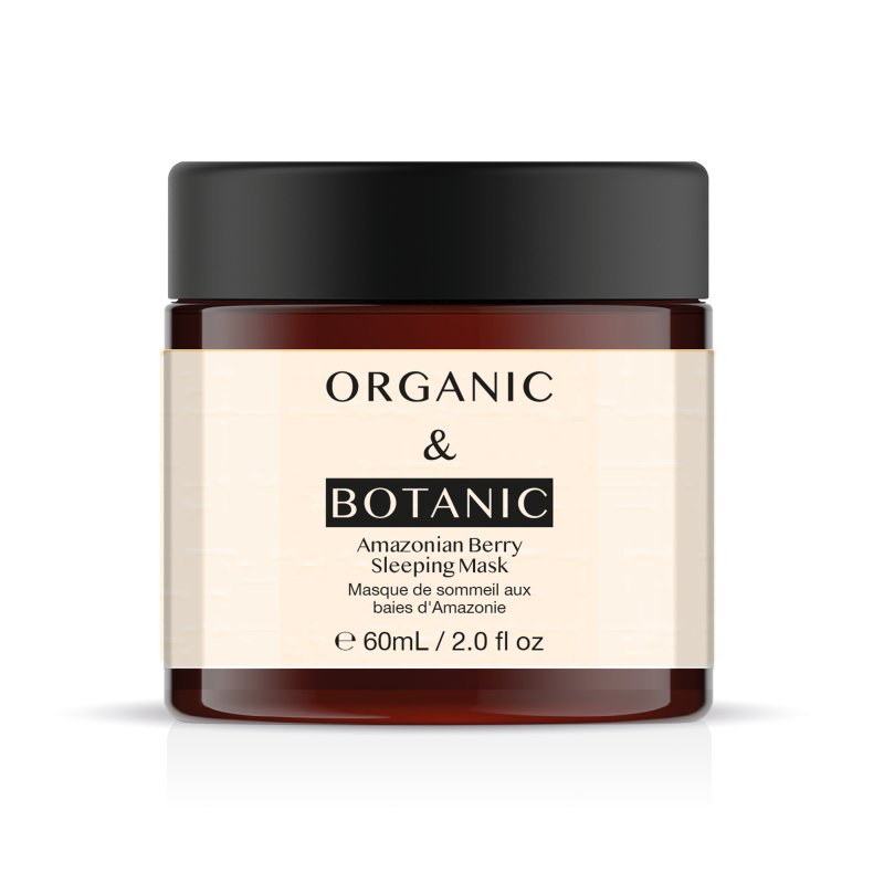 Amazonian Berry Overnight Sleeping Mask - 60ml - Deeply Hydrating, Brightening, & Revitalizing with Vitamin C & Plant Extracts for Radiant Skin - Dr Botanicals