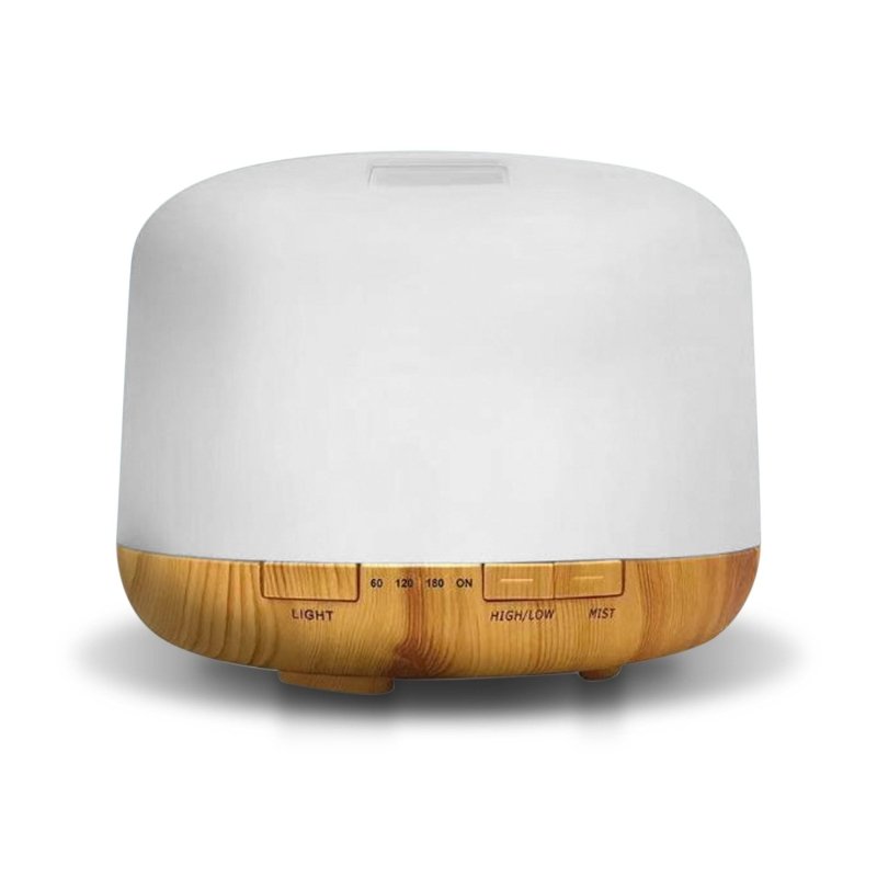 Aroma Diffuser With Wood Grain Base (USB) - Dr Botanicals